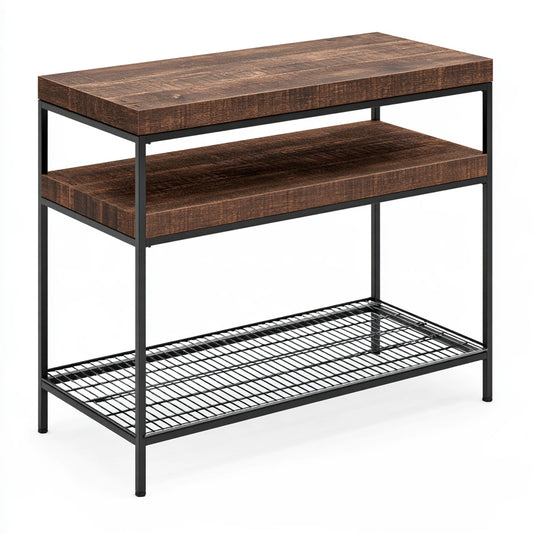 Keukeneiland met drie niveaus, kleur grijs